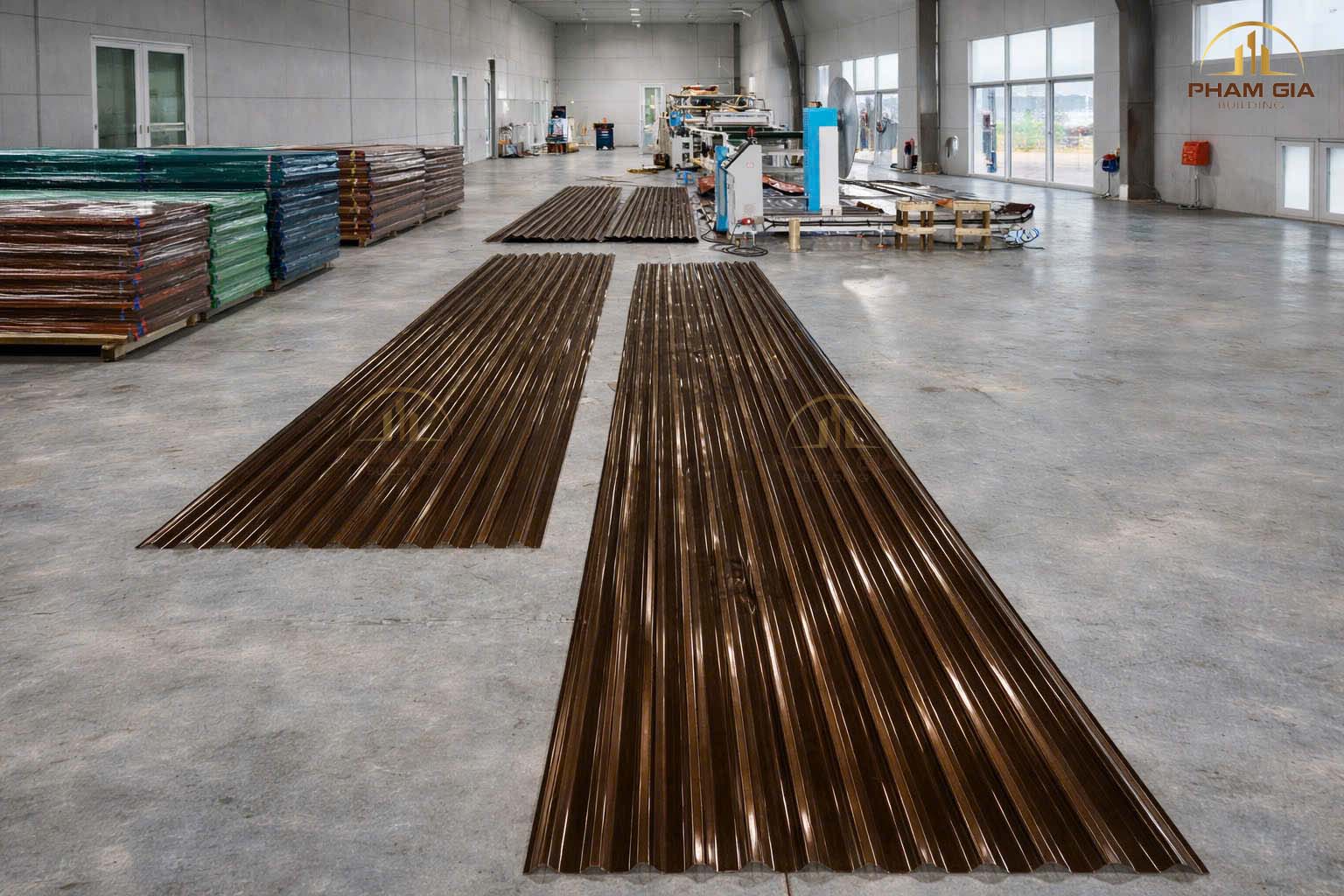 Sản xuất tấm Poly sóng